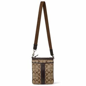 AUTHENTIC Coach Signature Crossbody messenger leather bag